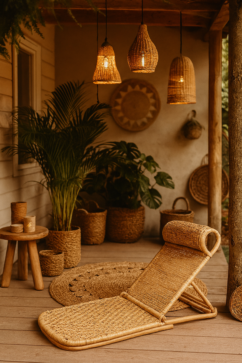 Lirun Rattan Şezlong