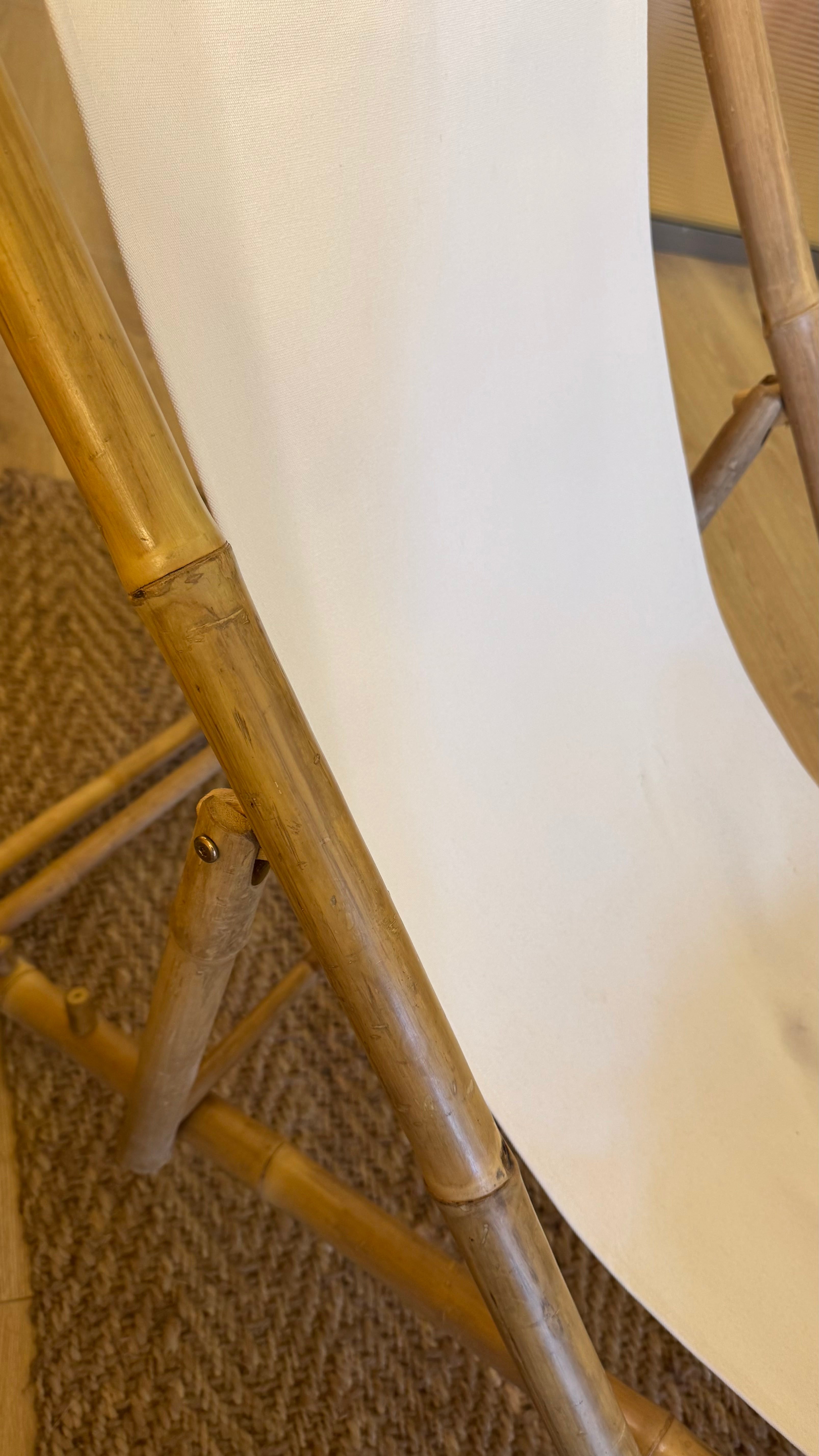 Bambu Katlanabilir ve Ayarlanabilir Şezlong