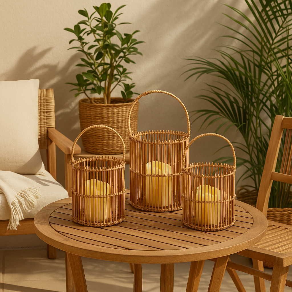 Lunara Rattan Mumluk Set