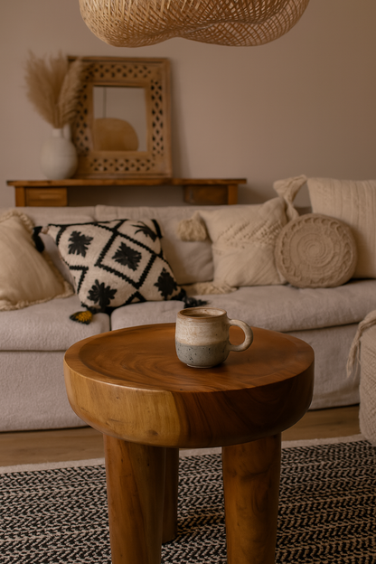 Ravon Teak Ağacı Sehpa