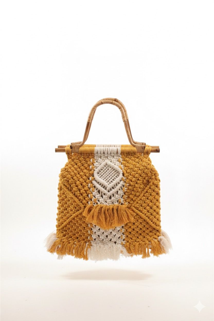 Ahana Bohem Makrome Çanta